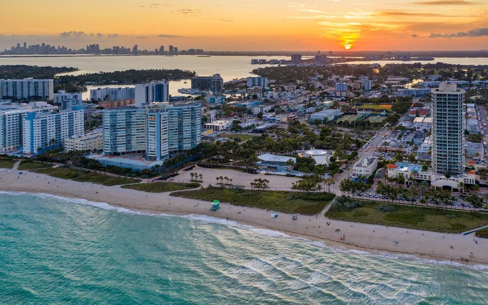 Vista áerea de North Miami Beach